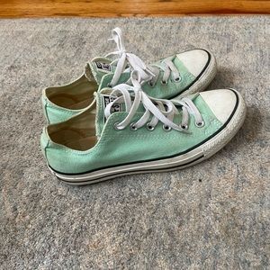 Mint Converse Sneakers size 8